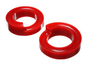 Ford F-250 SD Coil Spring Insulator - Front - Energy Suspension - Performance Polyurethane - Red - `05-`07